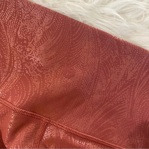 Lululemon | wunder under high rise tight pink shine - Picture 4 of 6
